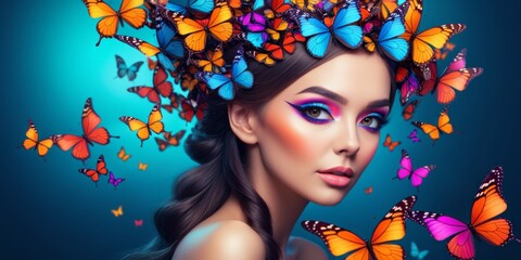 Young woman with serious expression staring directly at camera,