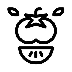 tomato line icon