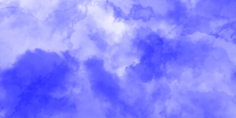 Fototapeta premium Beige abstract watercolor background with a soft cloud texture mix of blue and white tones with scattered clouds, creating contrast features a beautiful display of clouds in shades of blue sky.