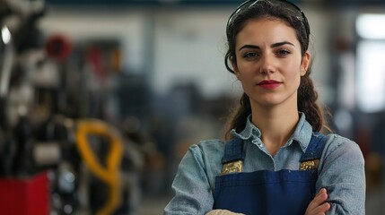 Woman mechanic explaining vehicle maintenance tips to a customer, friendly and knowledgeable