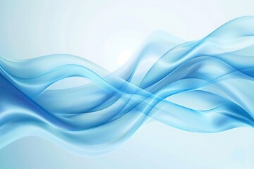 Fototapeta premium Abstract Blue Wave Background