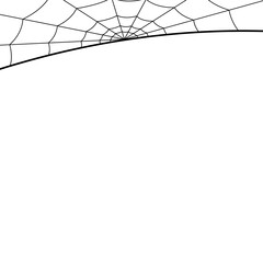 Halloween Spider Web Border