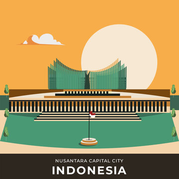 Landscape of Nusantara Indonesia