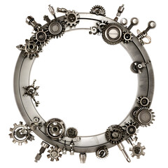 Robot parts frame illustration