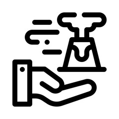 disaster line icon