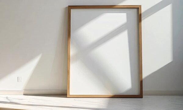 Blank Picture Frame in a Room