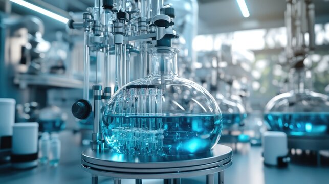 Microbiological bioreactor. Cultivation of microorganisms. Bio-fermentation. Bioengineering. Vaccine production. Creation of medicines. Pharmacology. Laboratory equipment.
