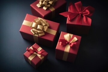 Fototapeta premium red gift box