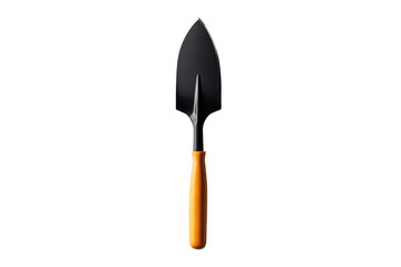 Black Gardening Trowel with Orange Handle