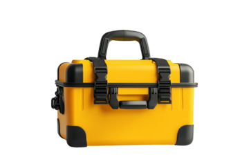 Yellow Tool Box with Tools