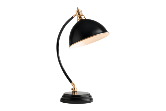 Black and Gold Desk Lamp
