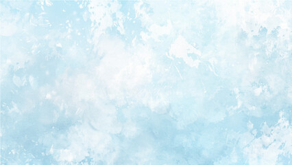 Soft sky blue paint aquarelle hand-painted watercolor background with watercolor stains, creative blue design with blue marble texture background used as cover, card, presentation and decoration. blu	