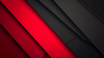 Obraz premium Abstract Diagonal Red and Black Geometric Pattern