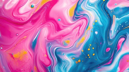 Fototapeta premium Abstract liquid marble background with vibrant colors and fluid shapes, ideal for artistic projects