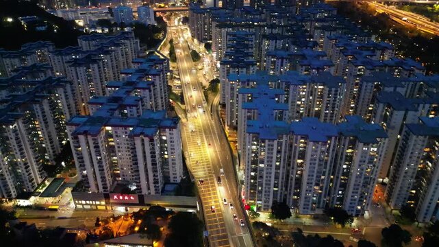 the Tsing Kwai Highway, hong kong, Aug 10 2024