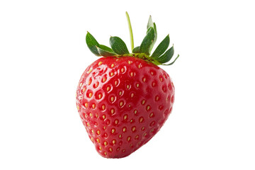 Fresh Red Strawberry Isolated