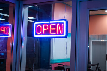 neon open sign 