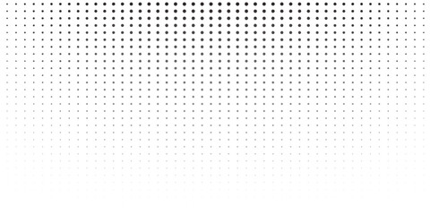 Background with monochrome dotted texture. Polka dot pattern template