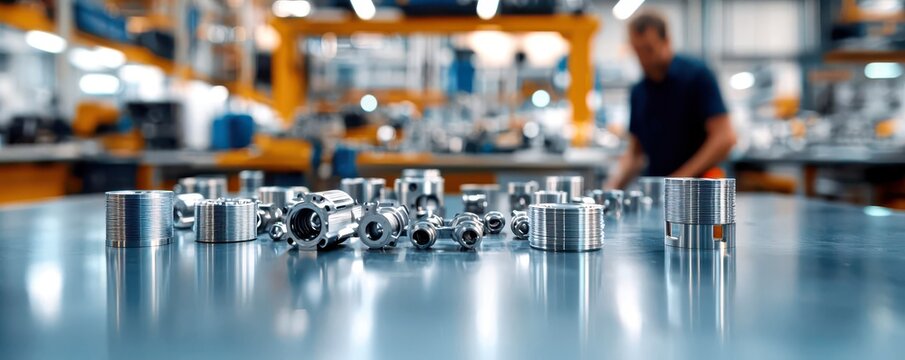 Workshop filled with prototype parts, designer realizing a major design error, Prototype Mistake, Invention Process