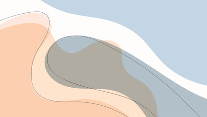 ABSTRACT BACKGROUND FLAT COLOR WITH HAND DRAWN SHAPES VECTOR DESIGN TEMPLATE FOR WALLPAPER, COVER DESIGN, HOMEPAGE DESIGN