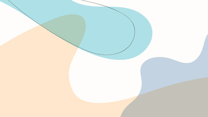ABSTRACT BACKGROUND FLAT COLOR WITH HAND DRAWN SHAPES VECTOR DESIGN TEMPLATE FOR WALLPAPER, COVER DESIGN, HOMEPAGE DESIGN