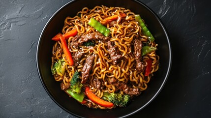 Beef and Vegetable Noodles