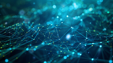 internet network background with interconnected nodes and dynamic data connections, digital world connectivity data transfer concept technology background wallpaper 