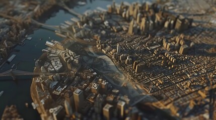 An immersive glimpse into Google Earth's historical imagery feature, displaying the evolution of landscapes and urban developments over time in a visually compelling