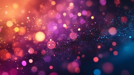 Abstract bokeh background. Colorful bokeh lights background. Blurred circle shapes.