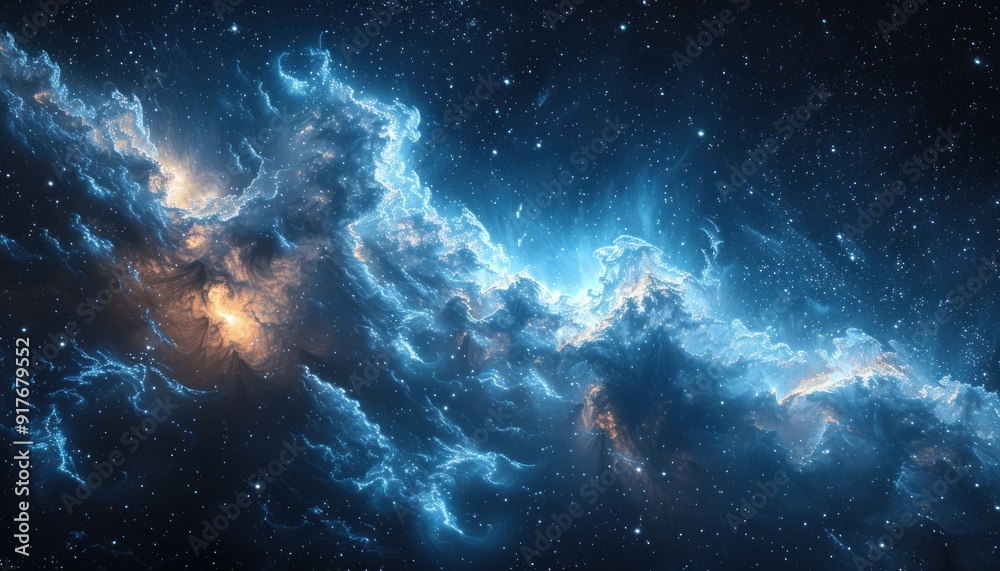 Wall mural cosmic nebula