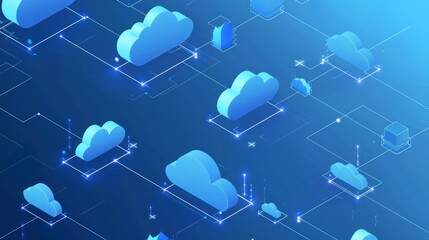 Cloud Computing Network Illustration
