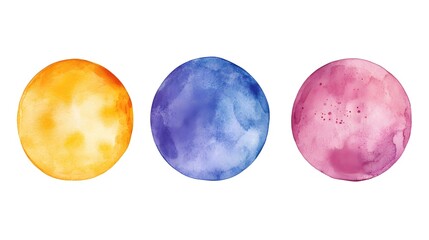 Multi colors set of abstract watercolor paint blobs. Abstract pastel colors watercolor background. Watercolor background. Abstract watercolor cloud texture.