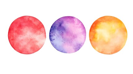 Water color blobs. Set of abstract watercolor paint blobs. Abstract pastel colors watercolor background. Watercolor background. Abstract watercolor cloud texture.