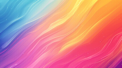 Obraz premium Abstract Gradient Background with Curved Lines and White Dots