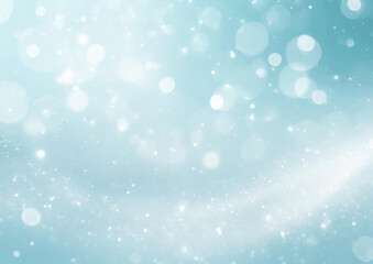 Obraz premium 水色のキラキラ背景テクスチャー