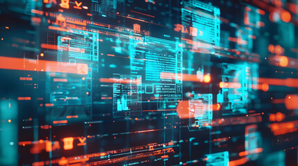 Document Management for Real Estate Transactions, Illustrate the efficiency of document management in real estate transactions with an image showing digital contracts, property records, design