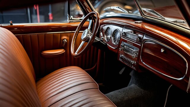 Antique Car Interior Images – Browse 15,107 Stock Photos