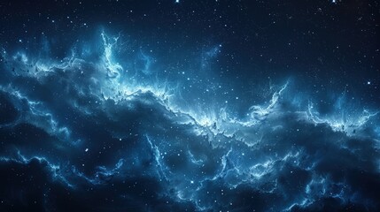 Obraz premium A stunning view of the Milky Way galaxy stretching across the night sky.