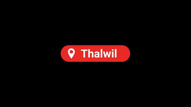 Thalwil Location title Animation