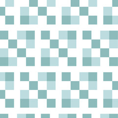 Blue checkered pattern with white background
