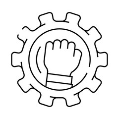 leadership expertise line icon vector. leadership expertise sign. isolated contour symbol black illustration