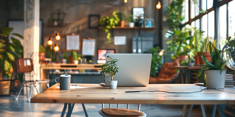 Fototapeta premium Work office interior design