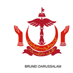 national flag symbol brunei darussalam