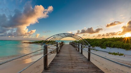 pier in the sea