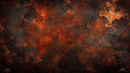 gradient texture in dark orange, brown, and purple hues. The image exudes warmth and depth, blending earthy tones with vibrant accents, evoking a sense of mystery and elegance