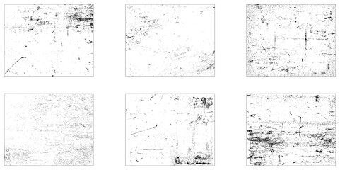 Grungy decoration elements for social, Vintage grunge background with dirty edges and scratches. 