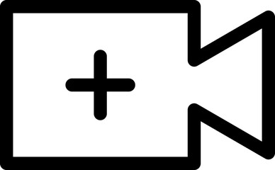 add video Icon Illustration