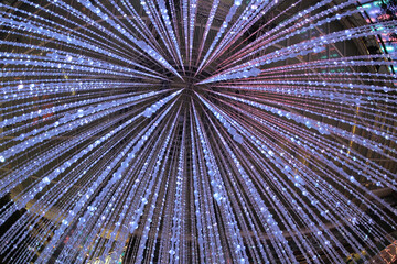 Dec 12 2015 the Christmas decorations in Hong Kong mall