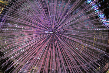 Dec 12 2015 the Christmas decorations in Hong Kong mall