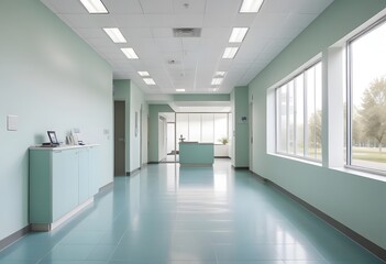 Obraz premium Corridor in the office. corridor in hospital
